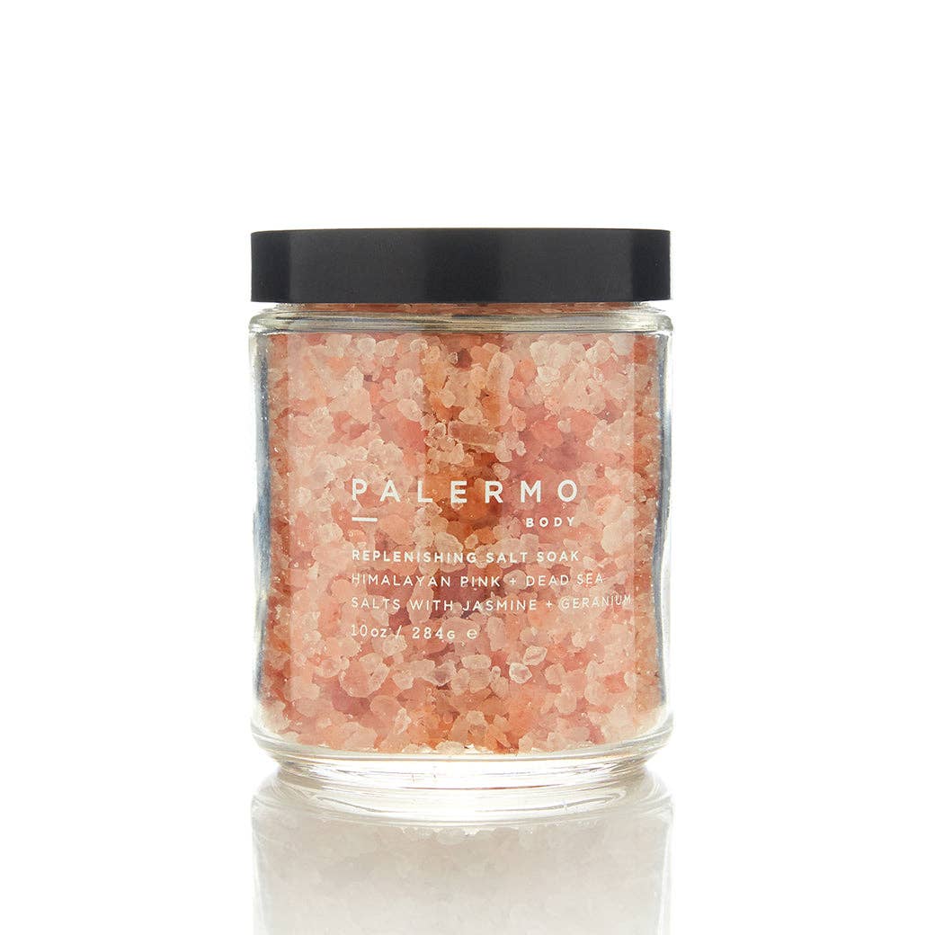 Palermo Body - Replenishing Salt Soak - Himalayan Pink + Dead Sea Salts