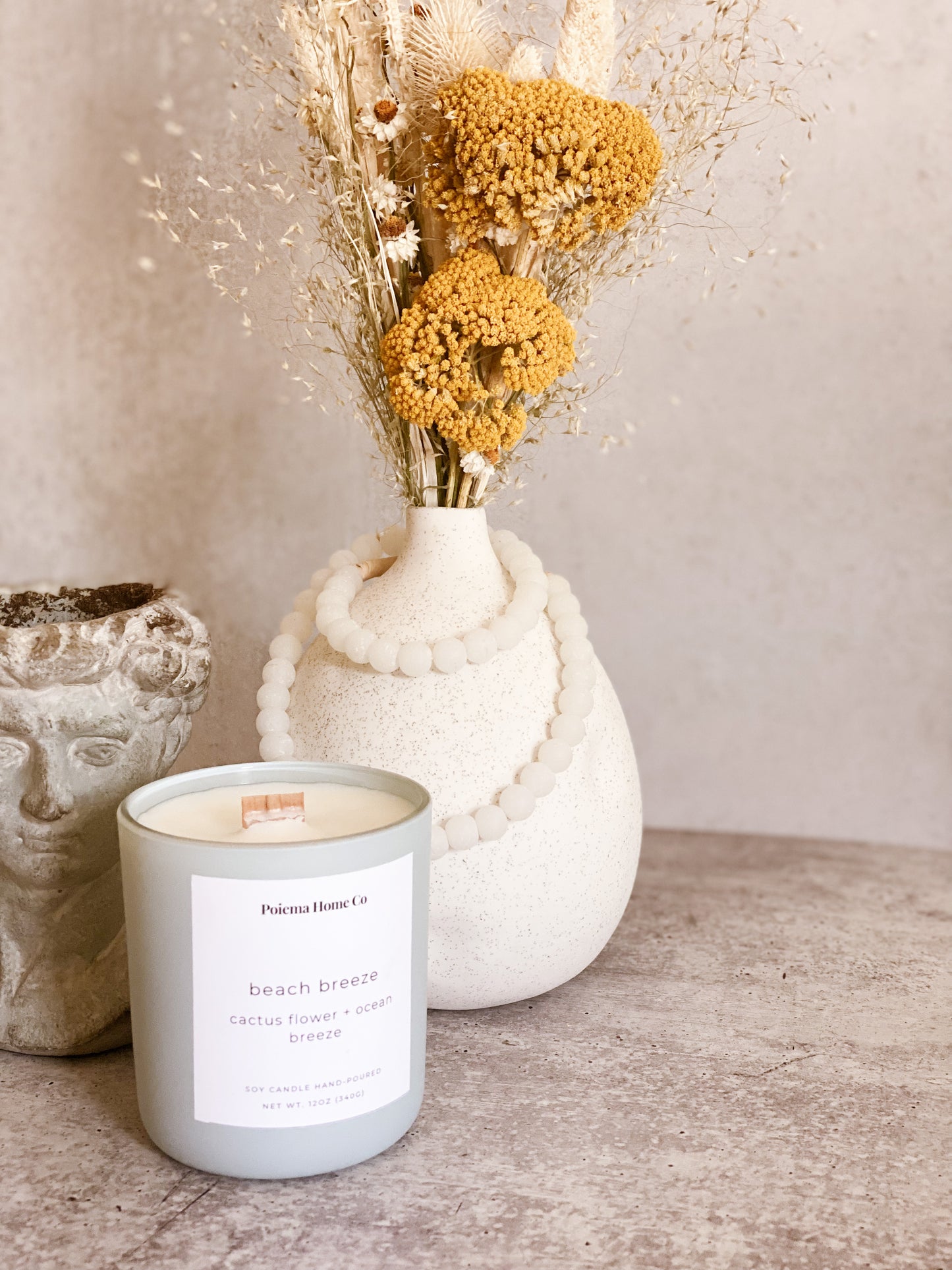 Luxury Hand-Poured Soy Wax Candles | beach breeze