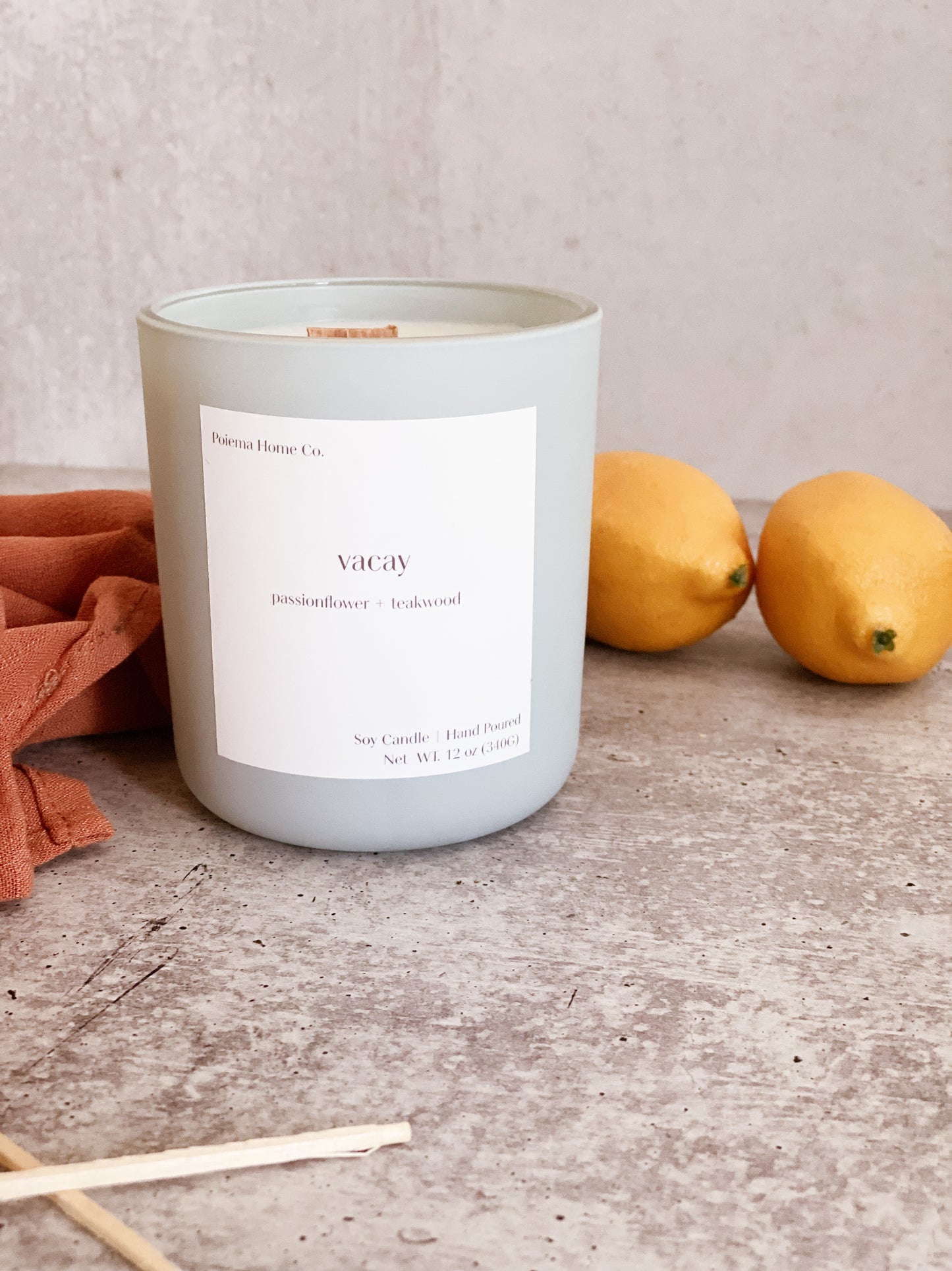 Luxury Hand-Poured Soy Wax Candles | vacay