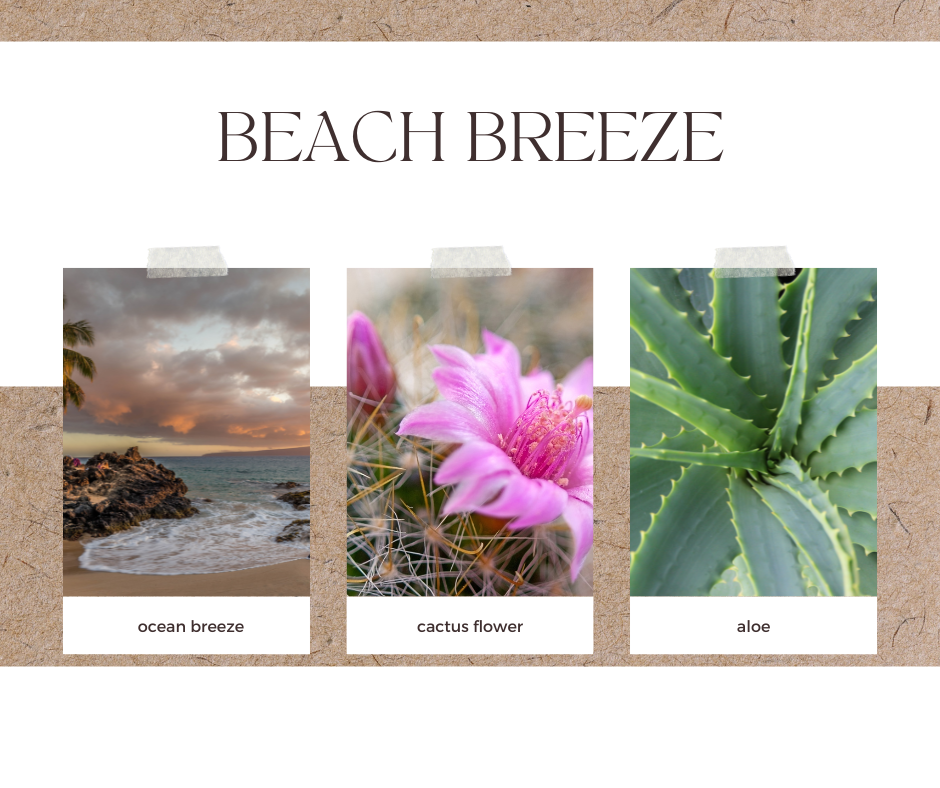 Luxury Hand-Poured Soy Wax Candles | beach breeze